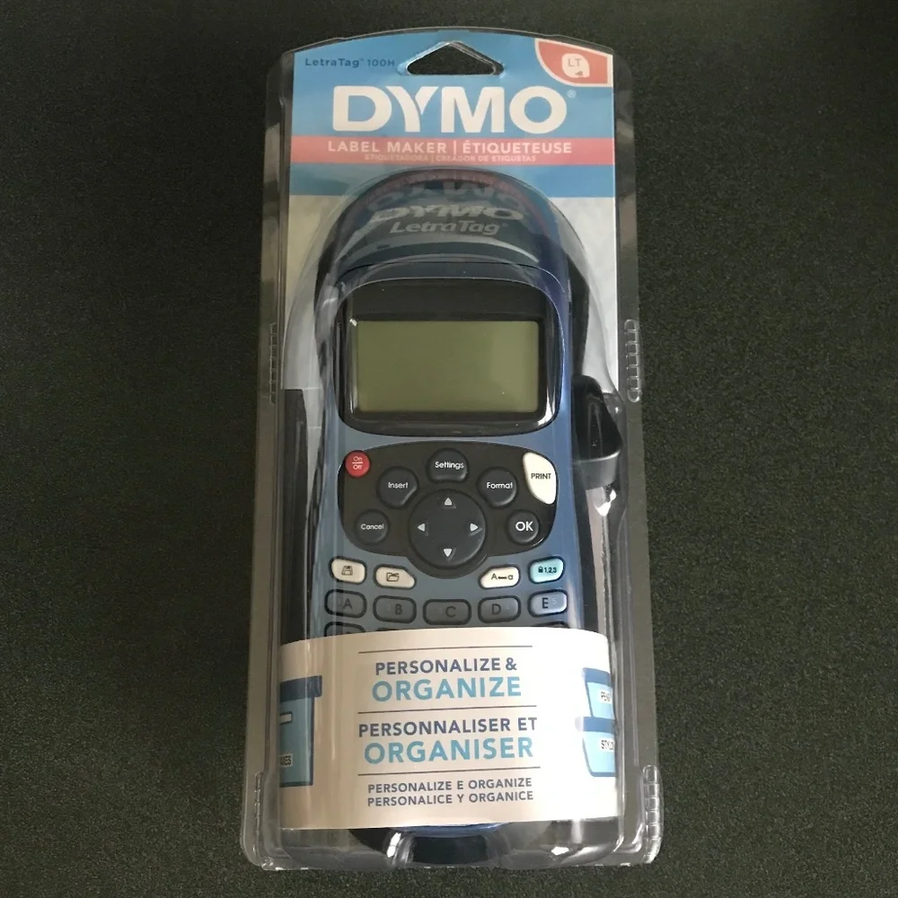 Dymo Label Maker Letra Tag 100H New